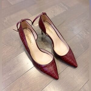 Massimo Dutti leather pointed shoes
